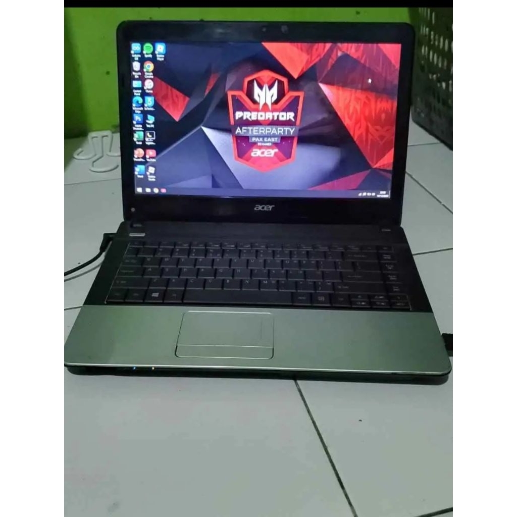 laptop acer E1-471G ram 4gb hdd 120gb
