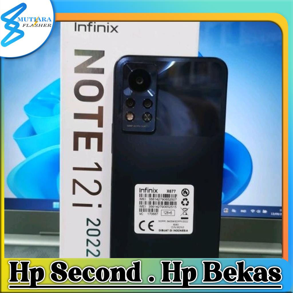 Infinix Note 12i 2022 Ram 6 Rom 128GB Bekas Original Flasher Store