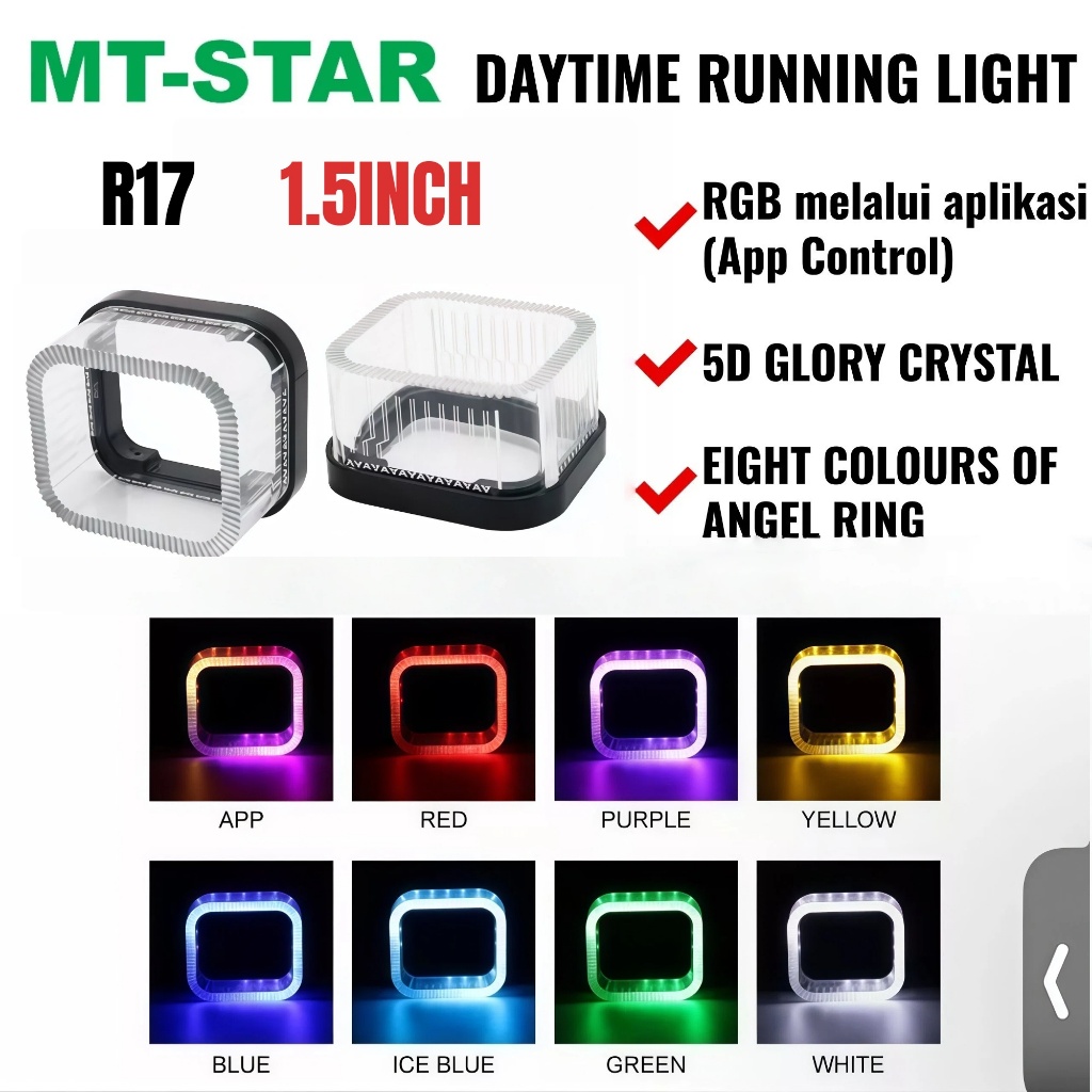 MT STAR Shroud Crystal 5D 1.5inch Biled