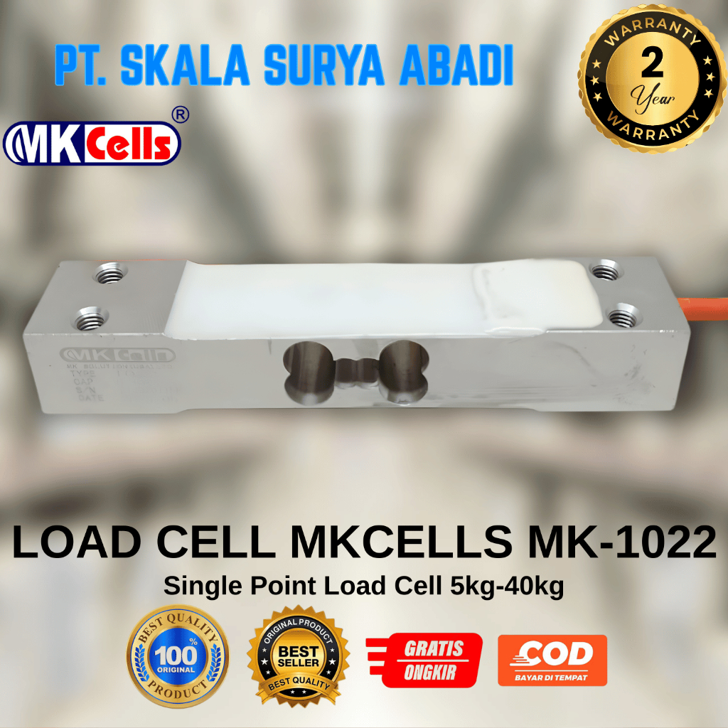 Load Cell MKCELLS MK 1022 5kg-40kg / Single Point Load Cell / Sensor /LoadCell Timbangan