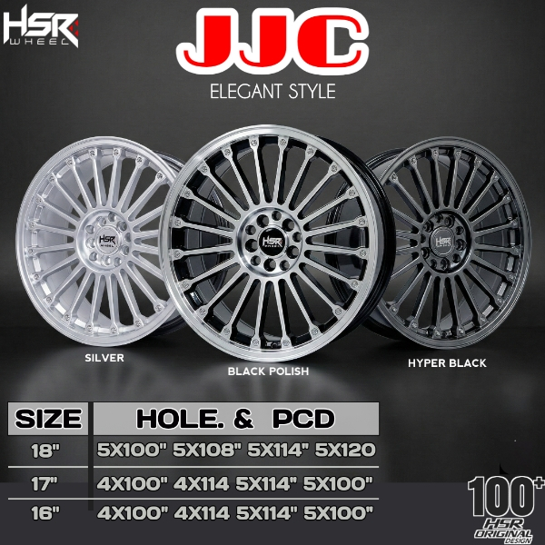 HSR JJC Ring 18 Baut 5 PCD 5X100, 5X108, 5X114 | Velg R18 Buat New Veloz, Peugeot