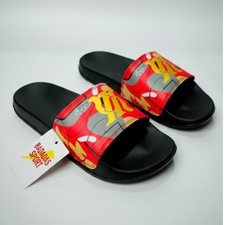 Sandal YH ORIGINAL LOCAL BRAND Empuk / Sendal Slide Casual Distro Kekinian Wanita Pria Nyaman Ringan
