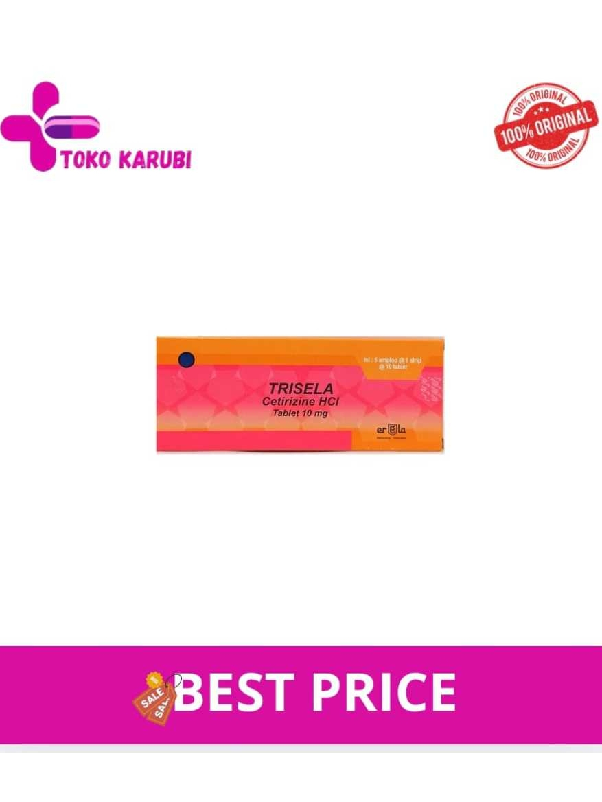 TRISELA CETIRIZINE HCI BOX 50 TABLET