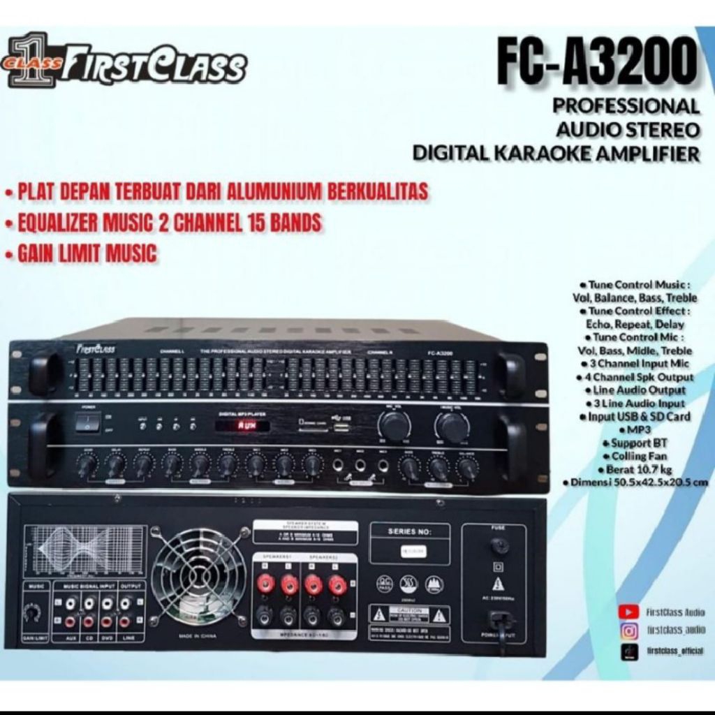 Power Firstclass FC A3200 original ampli | MELODY CLASSIC