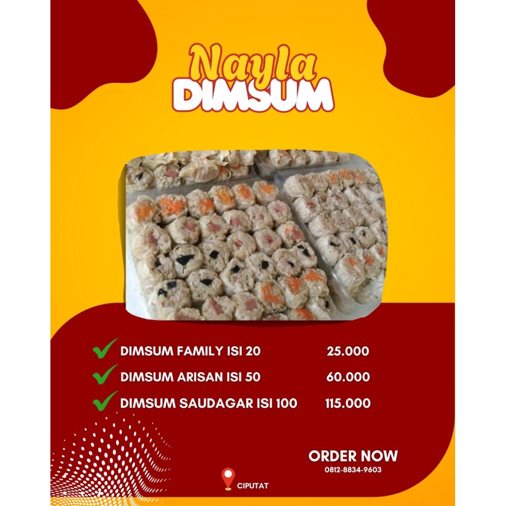 DIMSUM MINI FROZEN 100pcs HARGA GROSIR TANGSEL