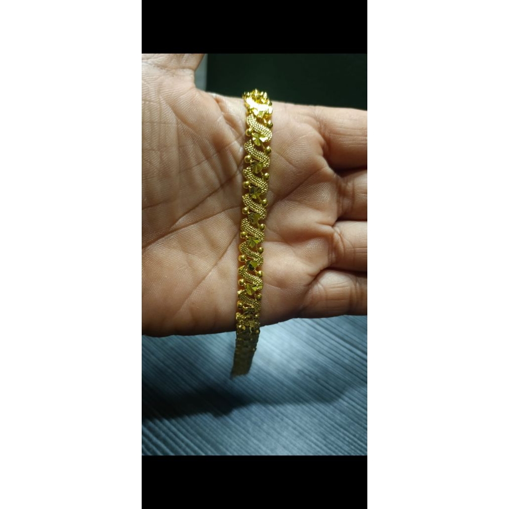 GELANG EMAS SISIK NAGA