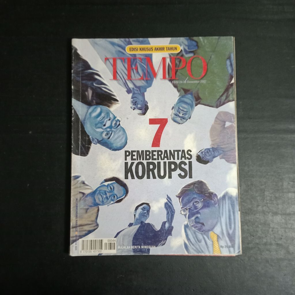 Majalah Tempo Edisi Khusus Akhir Tahun 24-30 Desember 2007: 7 Pemberantas Korupsi