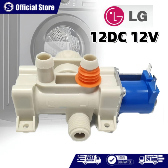 Solenoid Water Inlet Mesin Cuci LG T2107VS2M T2108VS2M T2108VSAM Top Loading (191)