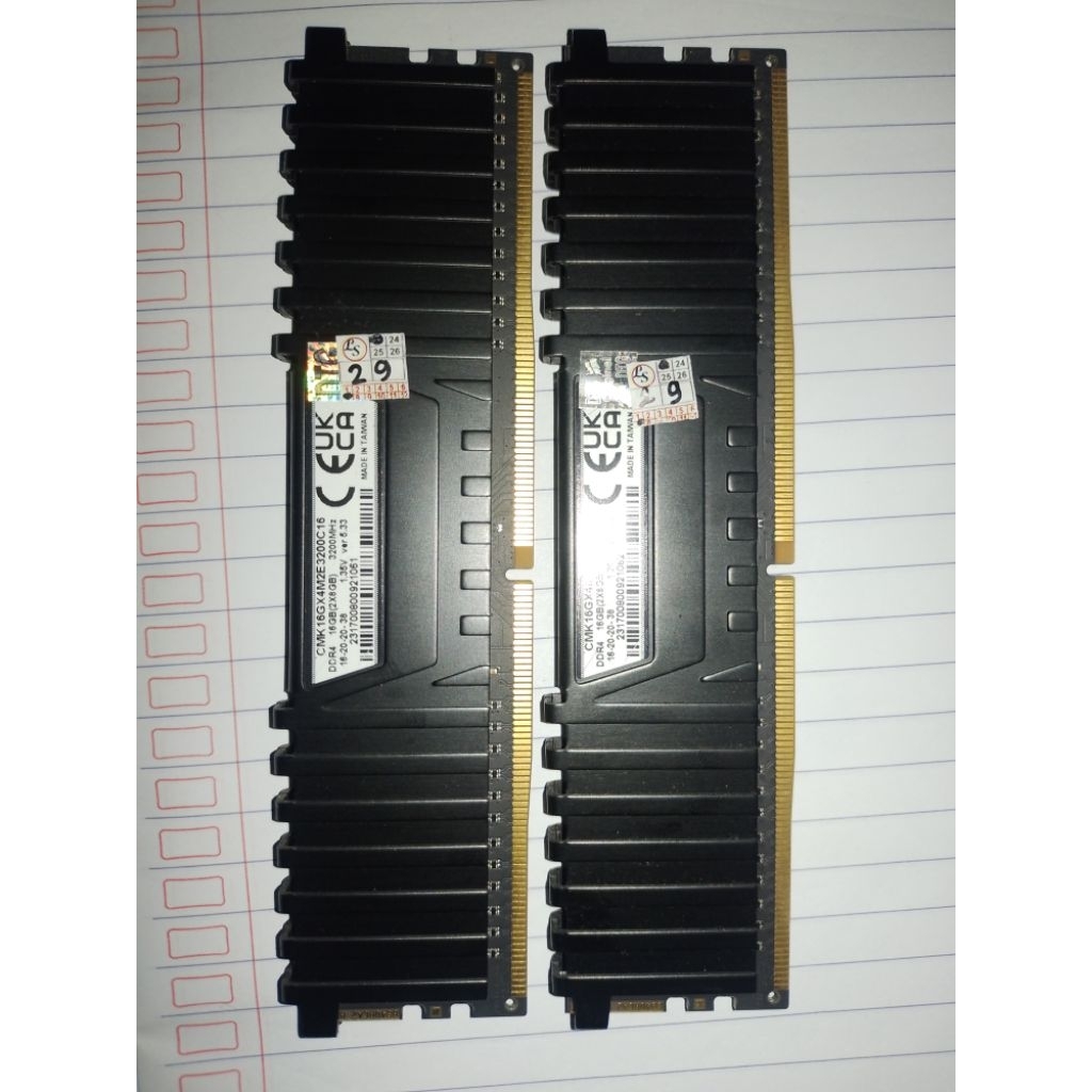 RAM Corsair 2x8 GB (16 GB) DDR4 3200 MHz