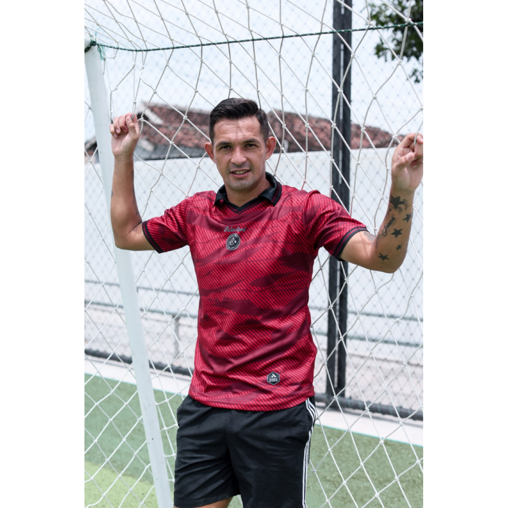 Askar Sport Jersey Vintage Merah Maroon