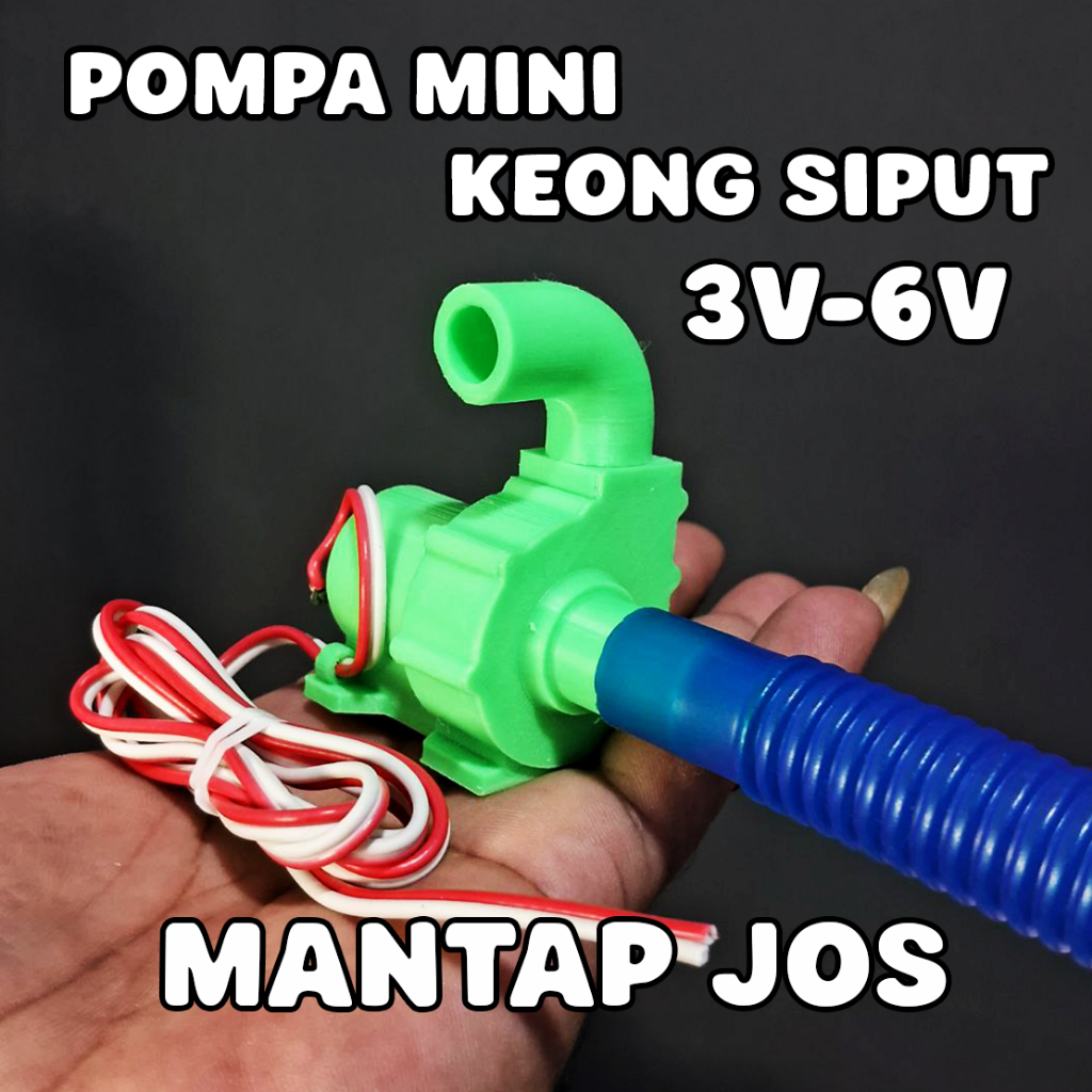 Mainan miniatur pompa air mini keong siput