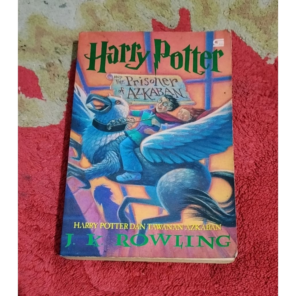 Novel Harry Potter no 3 "Harry Potter dan Tawanan Azkaban" 100%ORI bahasa Indonesia koleksi pribadi