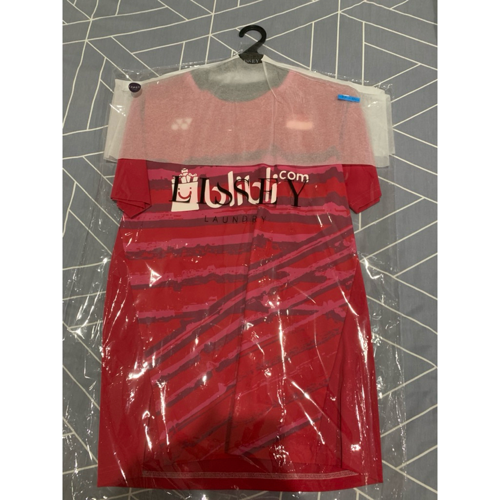 kaos yonex merah jersey timnas Indonesia original