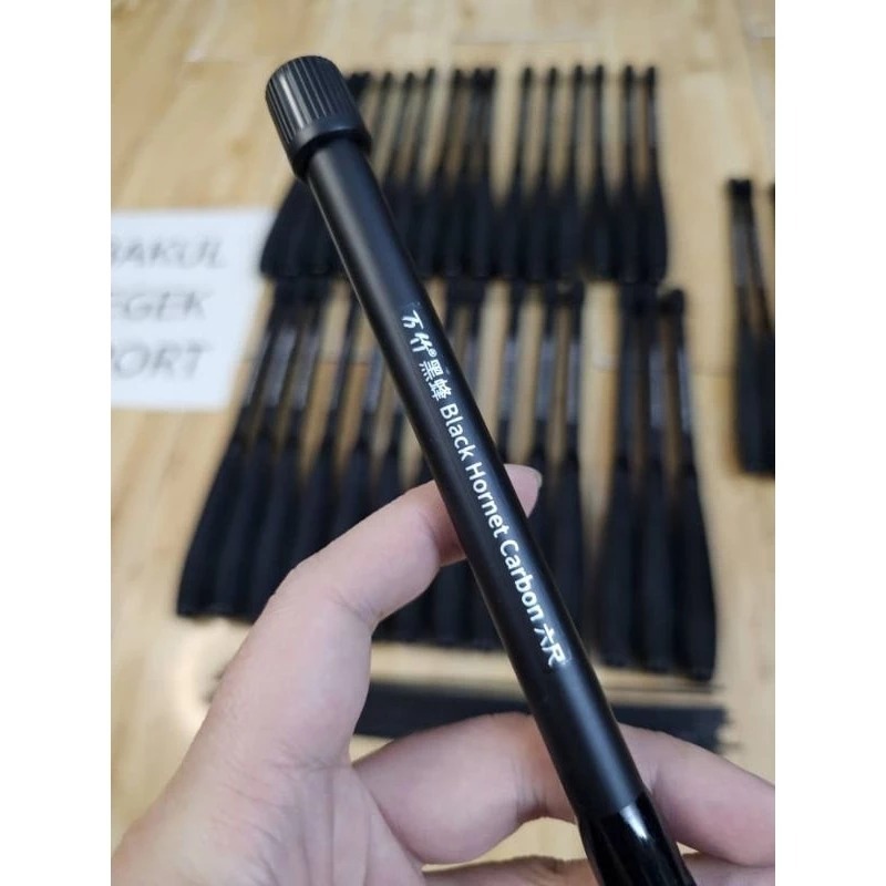 tegek wamlo black hornet microfishing ruas 25cm action medium soft 3:7 bonus senar + ruas 1dan2