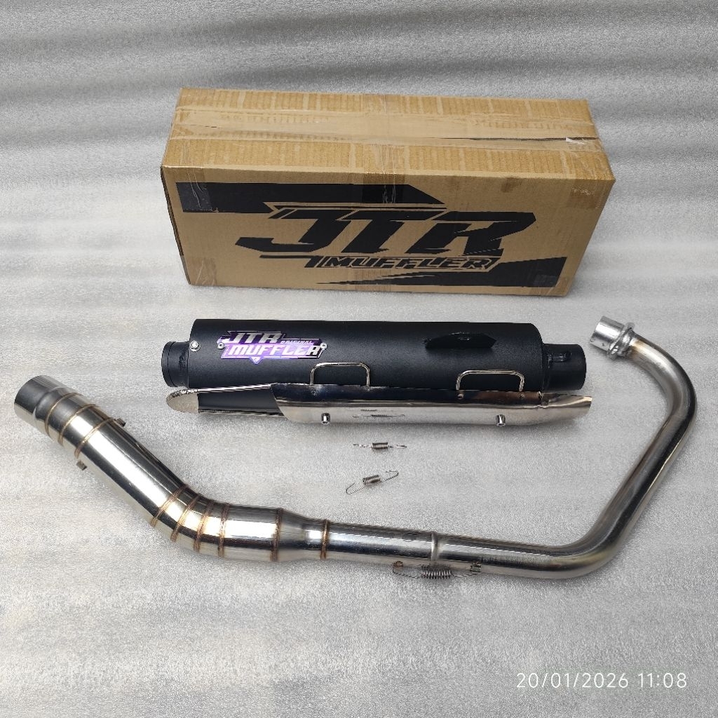 Knalpot Model Scorpio bobokan mega pro tiger Gl pro gl 100 verza Vixion Satria Fu jupiter mx 135 Mx 
