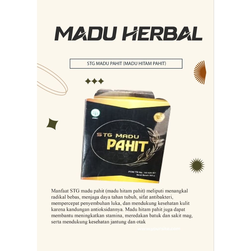 Madu Pahit STG Herbal
