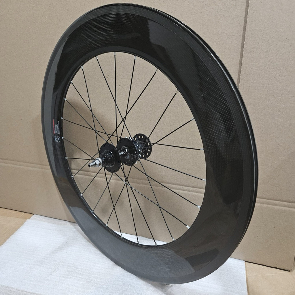 Wheelset Belakang Hub LEGEND Road Bike Fixie Rimbrake Carbon Glossy 3K 700c 88mm