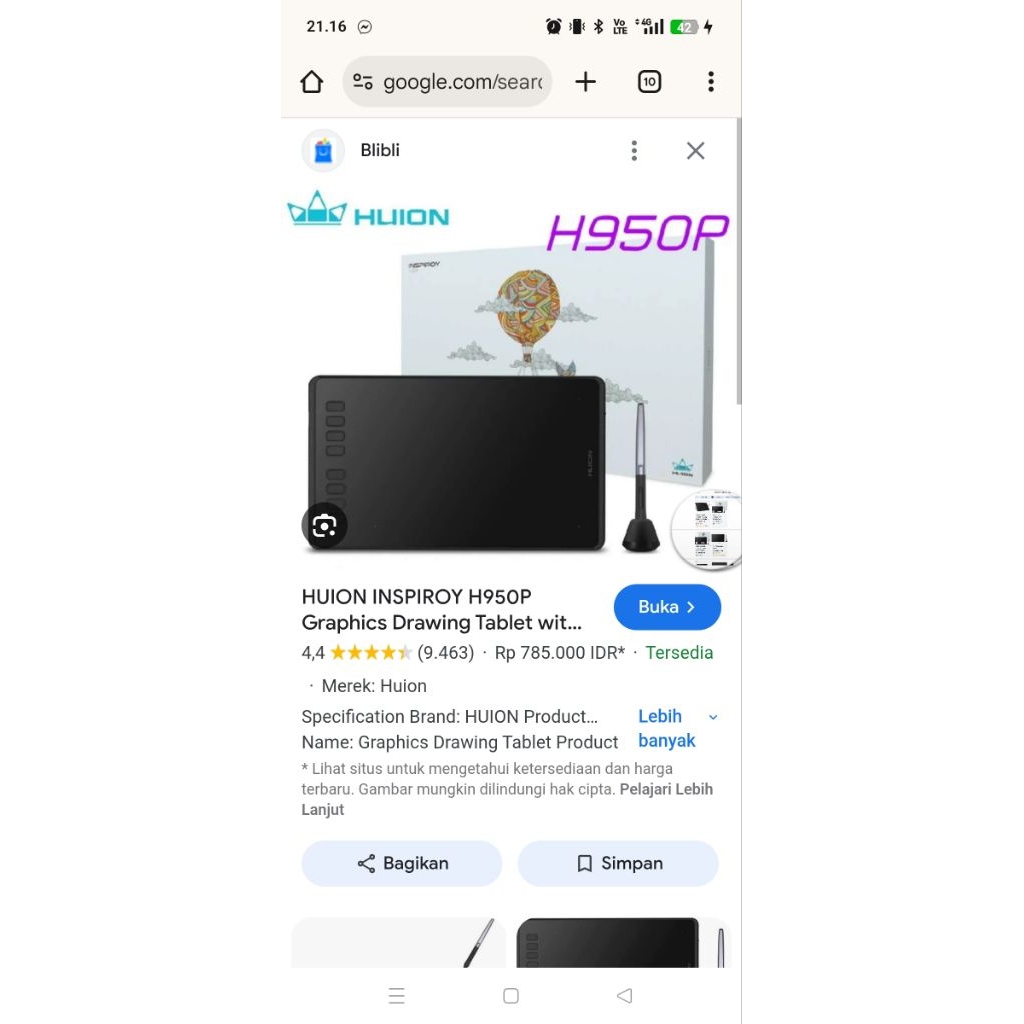 huion inspiroy h950p