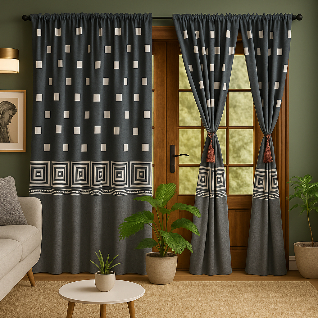 Gorden Serut Ukuran 100x200cm  / gorden pintu serut / gorden jendela