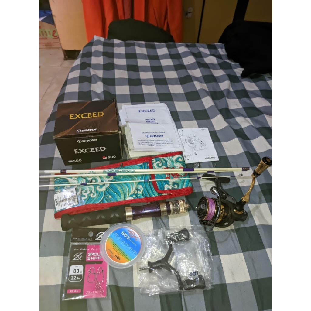 joran pancing casting second