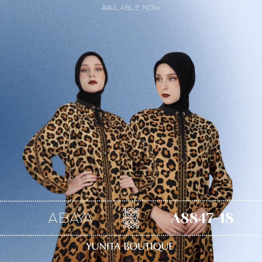 Abaya Ori Hikmat Fashion A8847-18 gamis muslim wanita
