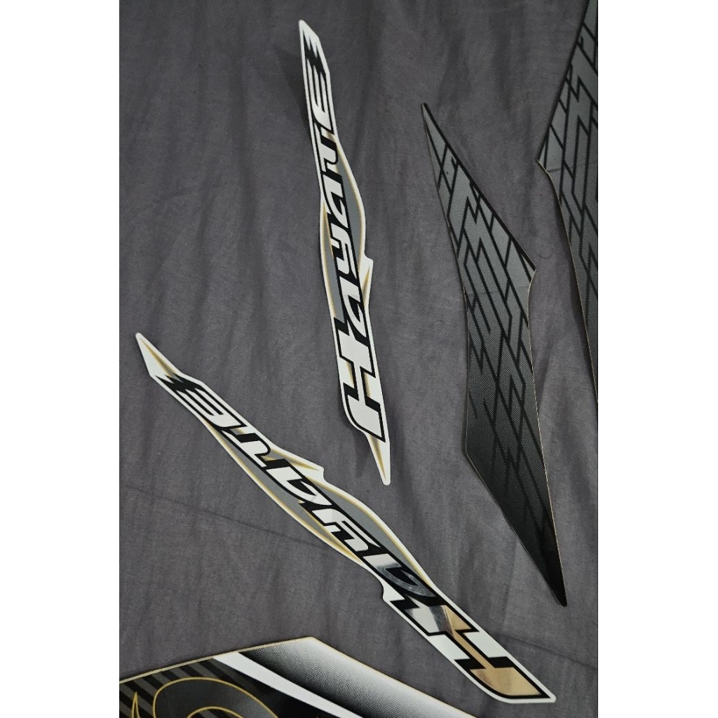 Striping Hayate Original Logo Putih 2009 bisa untuk skywave vietnam