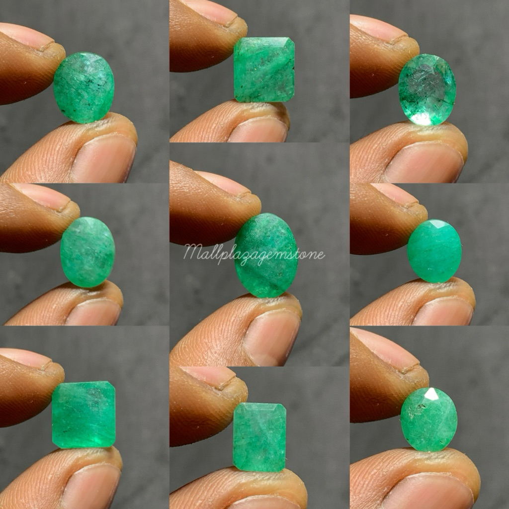 batu permata zamrud zambia natural beryl cutting / natural emerald beryl / losstune batu zamrud / ba