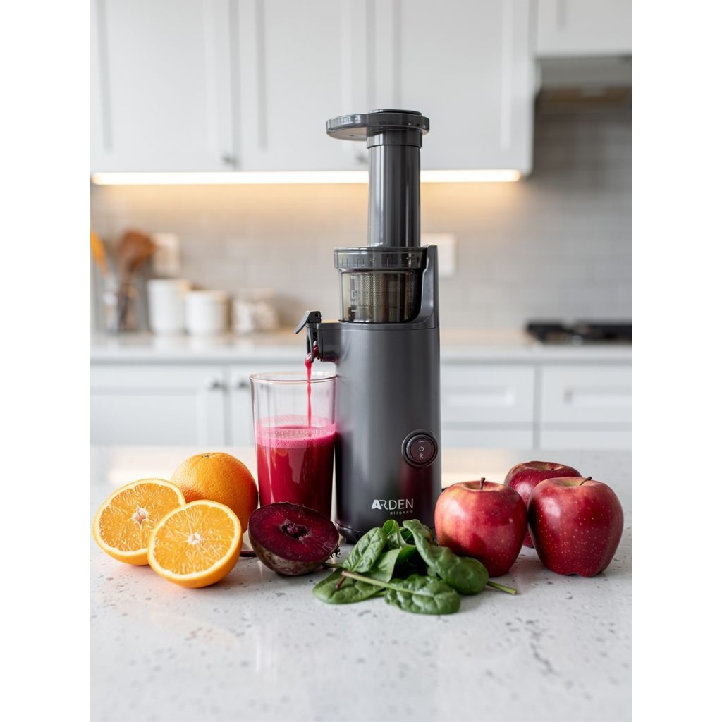 ARDEN Slow Juicer AR100 | Cold Pressed Juicer Low Noise | ARDEN AR100 Slow Juicer Cold Press