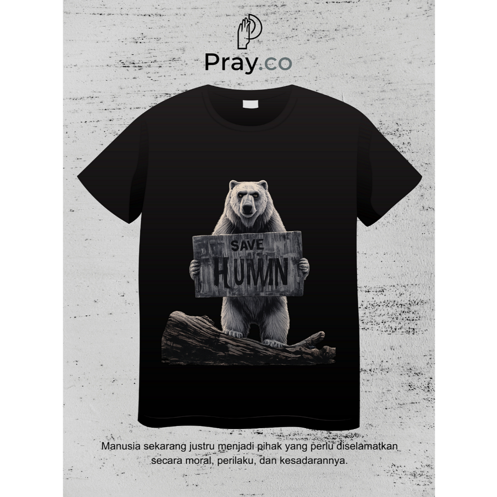 KAOS PREMIUM Pray.co - SAVE THE HUMAN