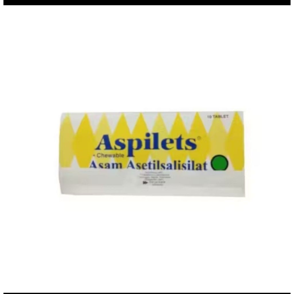 aspilet 100 mg 10 tablet/lembar