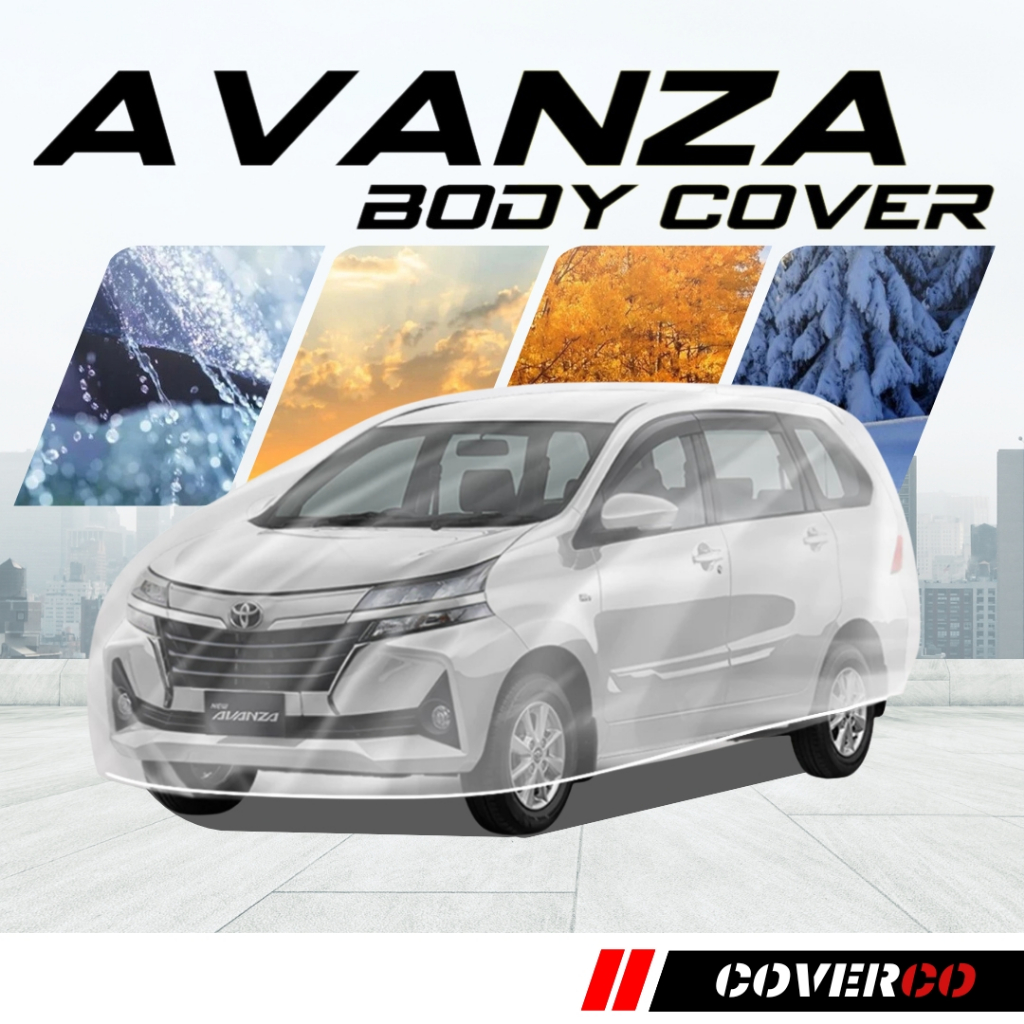 Cover Mobil Avanza Sarung Mobil Avanza/avanza lama/new avanza/Xenia/Avanza Veloz Plastik Transparan