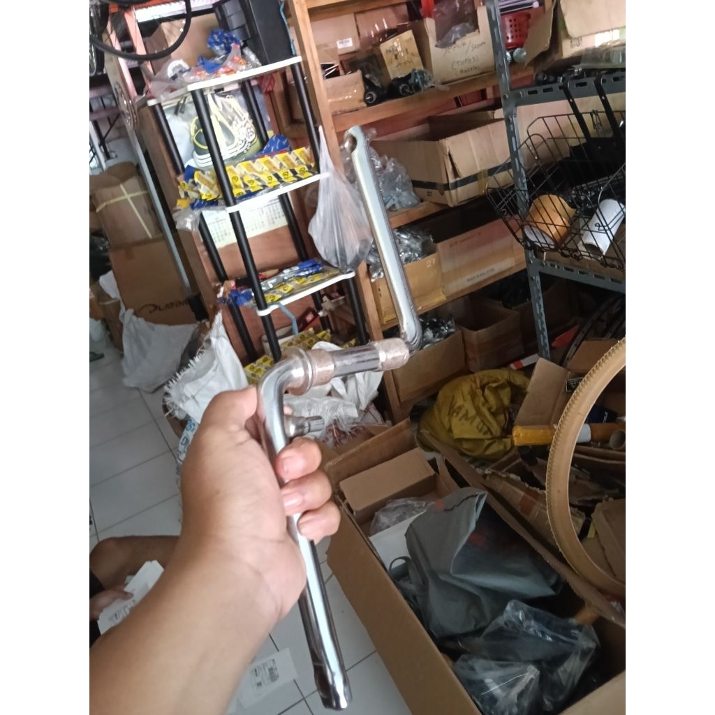 arm BMX stang BMX crank BMX langsung stang gepek 170mm