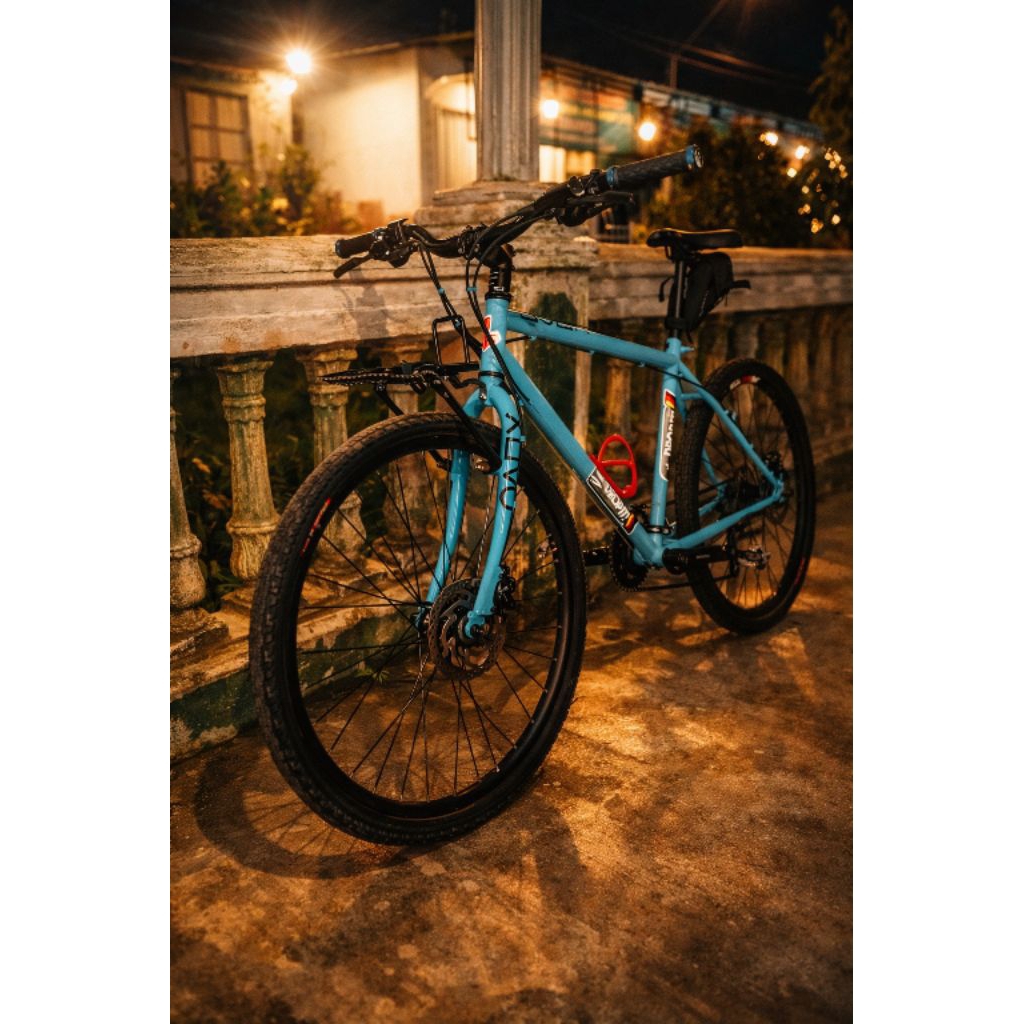 sepeda MTB kalcer bukan Federal tapi ada Nomor seri di bawah BB// 9 speed Alivio lama // ban kenda 2