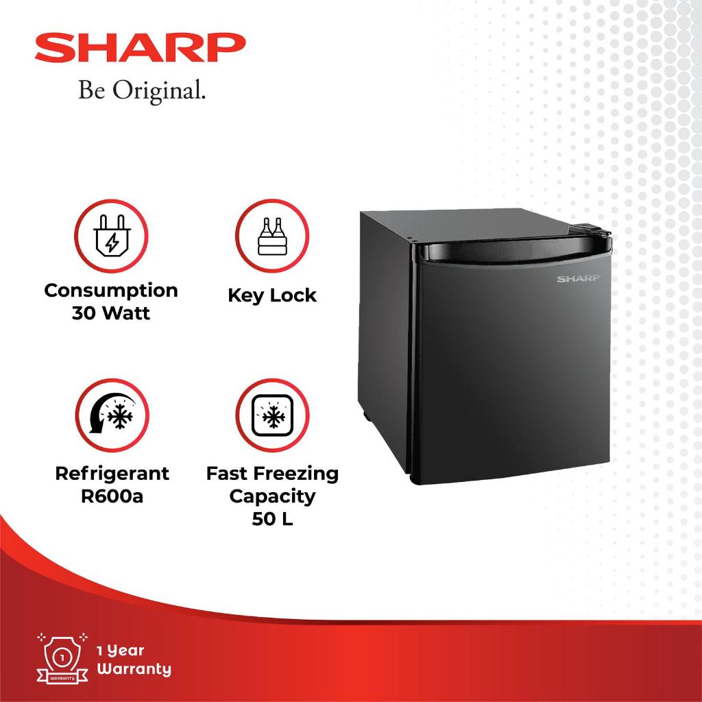 Kulkas SHARP SJ50MBX 1 Pintu Mini Portable 50 Liter SJ 50 MBX