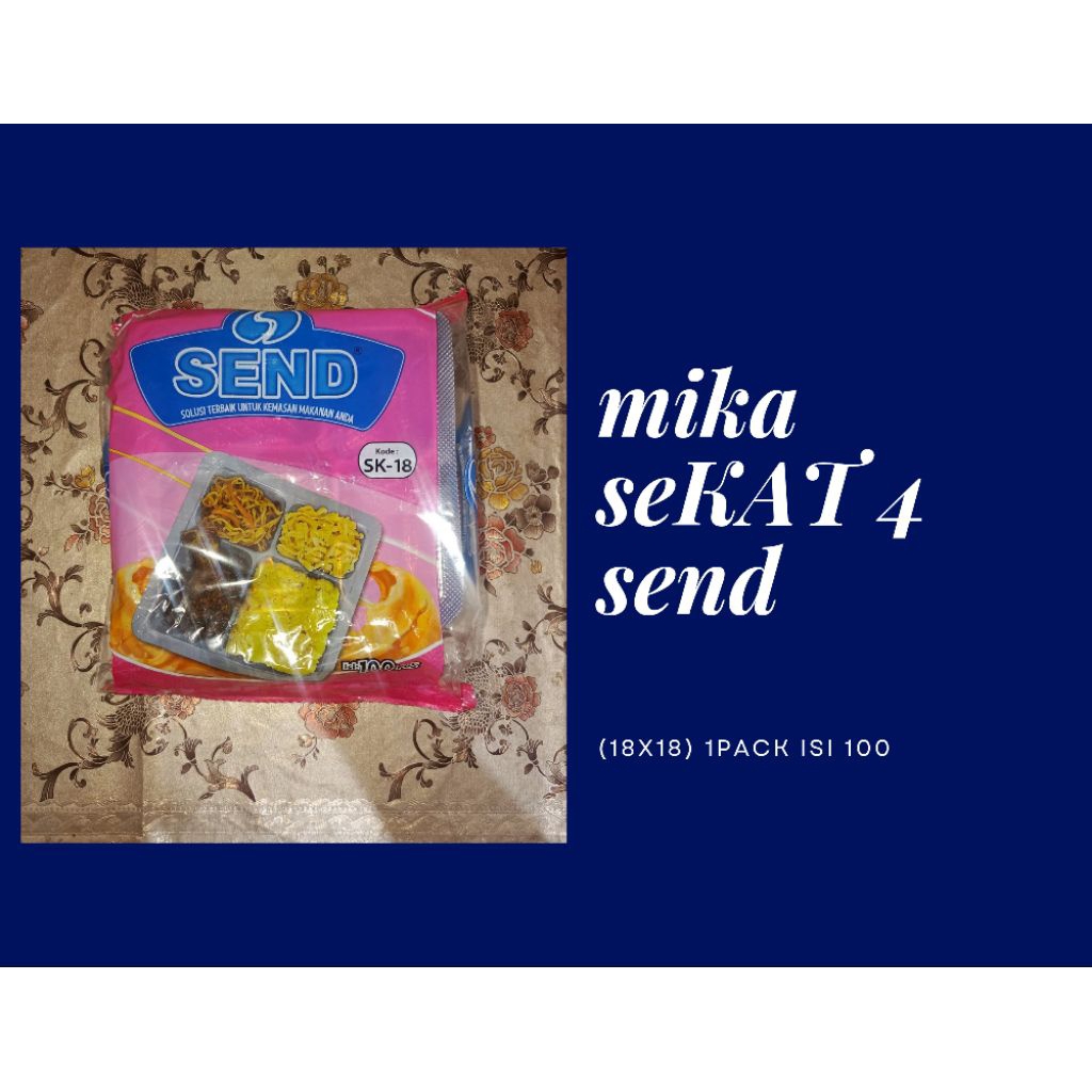 Mika Sekat 4 SEND (18x18) 1 pack Isi 100