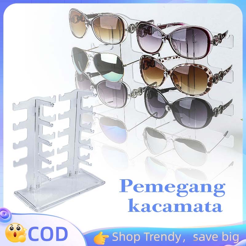 Double Rak Display Kaca Mata Display Kacamata Etalase Kacamata Pajangan Kaca Mata