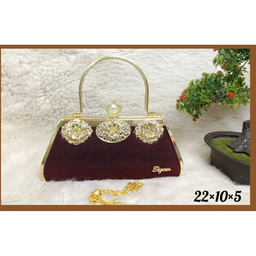 TAS ELGAN CLUTCH TAS PESTA TAS PENGANTIN #1511