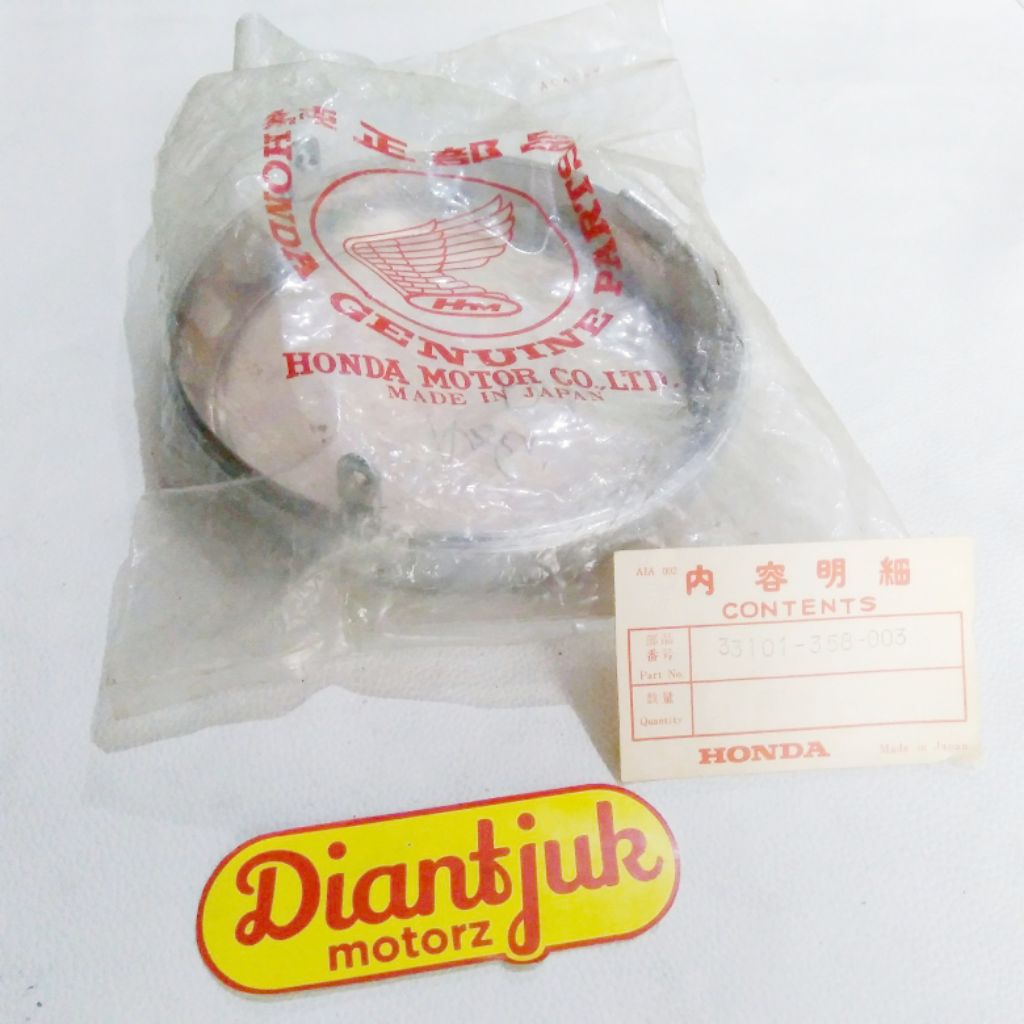 Lis List Ring Rim Headlamp Reflektor Lampu Depan Honda XL125E XL125 XL 125 E Original 33101-358-003