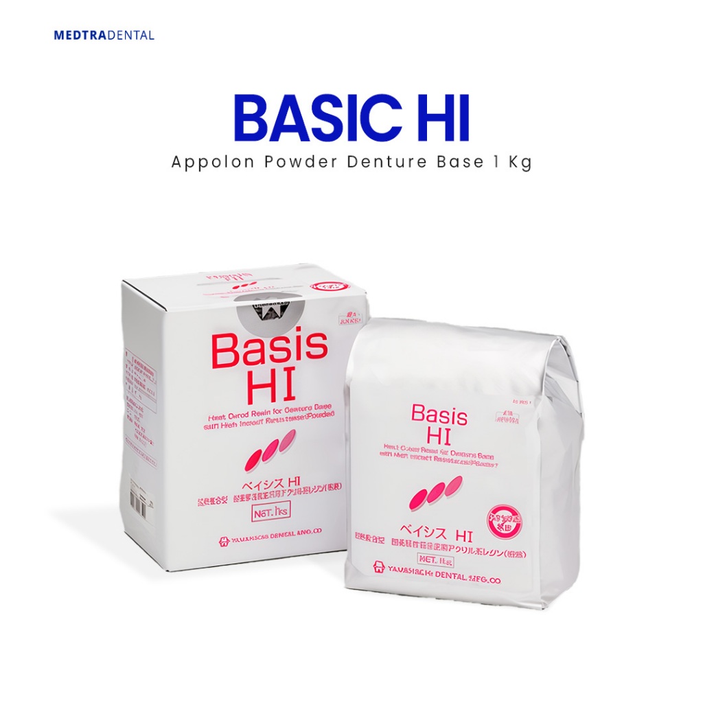 Medtradent - Apollon Yamahaci Powder Basis HI Denture Base Polymers 1 Kg