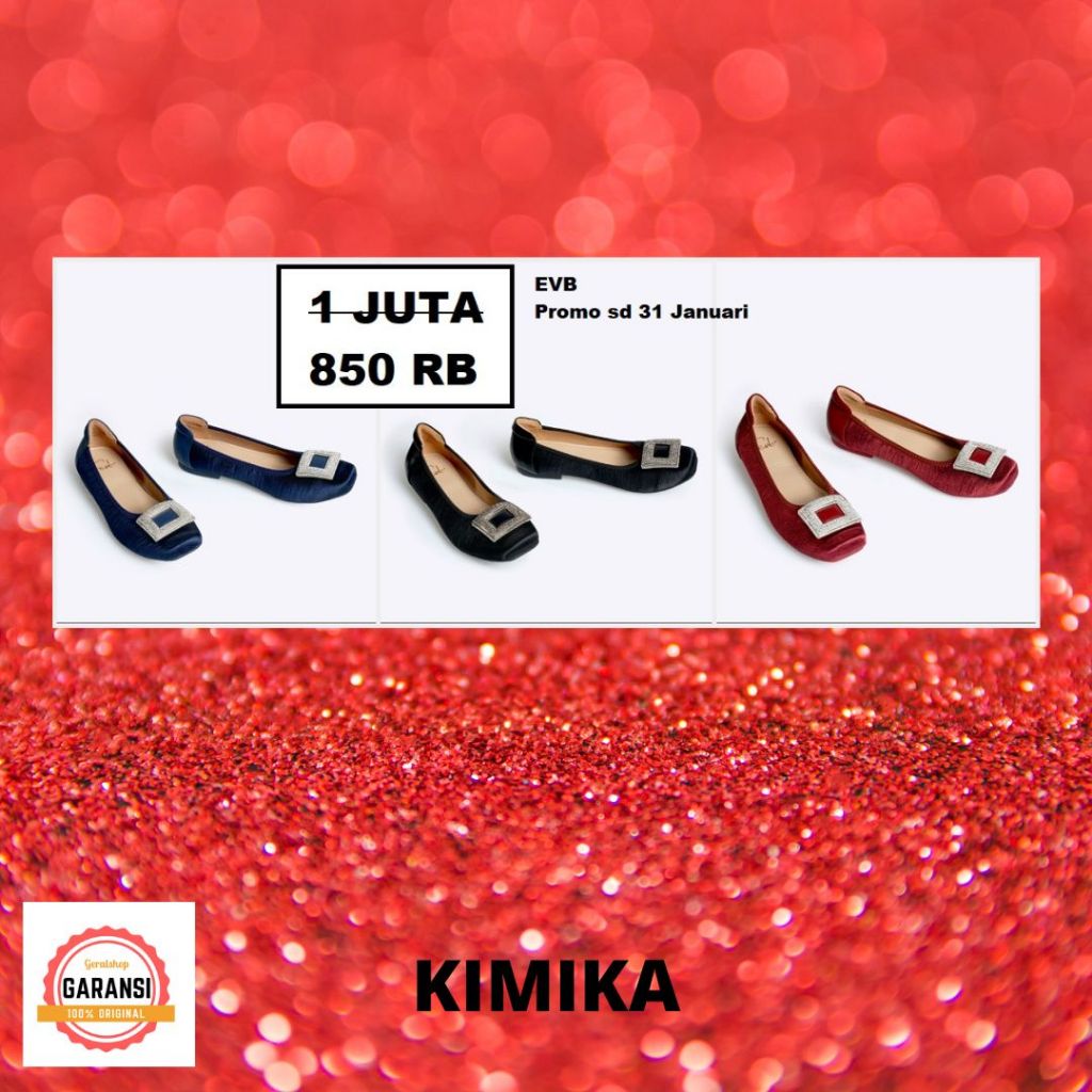 Sepatu EVB wanita seri CANISSA flat shoes sale original 100%