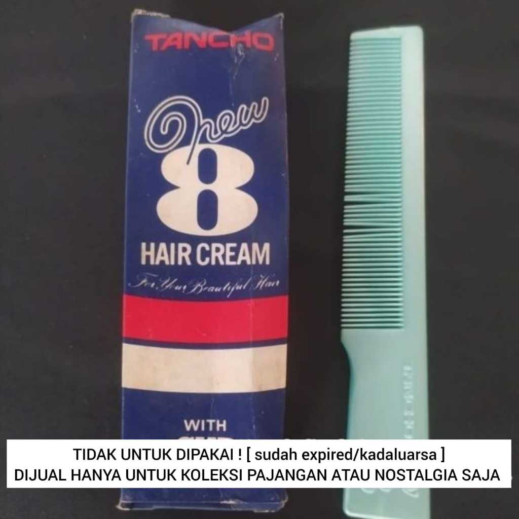 [ TIDAK UNTUK DIPAKAI ] MINYAK RAMBUT TANCHO NEW 8 TAHUN 80AN KOLEKSI PRODUK JADUL HANYA UNTUK PAJAN