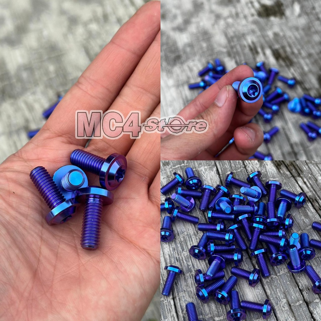 Ready Baut Titanium Cakram Disc Vario Beat Scoopy Mio ori harga bisa per pcs ya