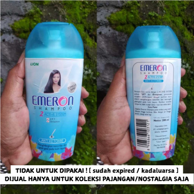 [ TIDAK UNTUK DIPAKAI ] KOLEKSI PRODUK JADUL SHAMPOO EMERON TAHUN 2001 HANYA UNTUK PAJANGAN SAJA
