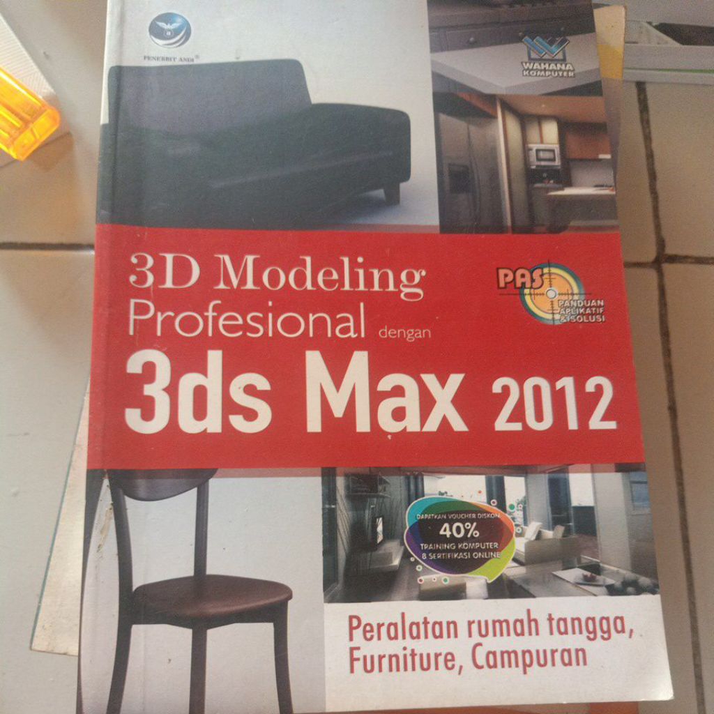 buku 3D MODELING PROFESIONAL dengan 3ds max 2012