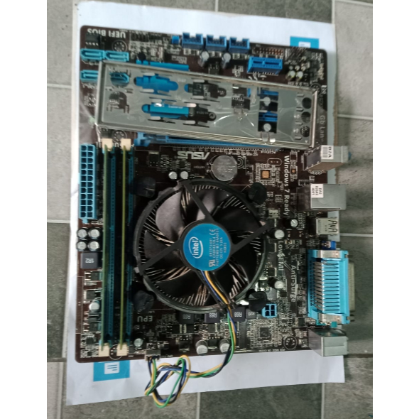 Motherboard Asus Core I3 Gen 3, Ram 4GB Plus Bcak Panel