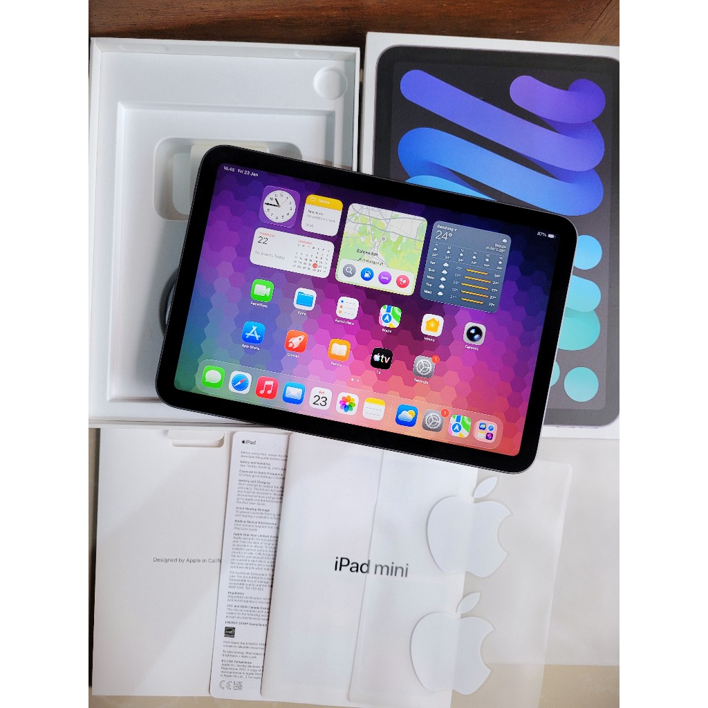 iPad Mini 6 Grey Like New Fullset Original Second Bekas Mulus 64gb Wifi Bandung