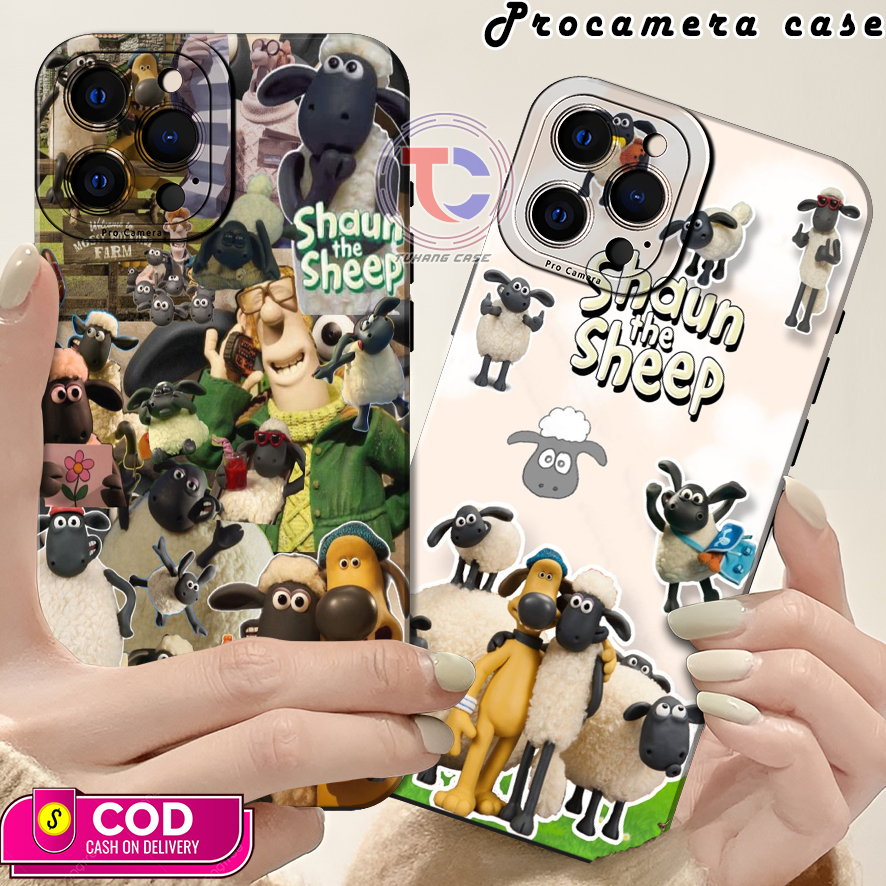 *ShaunTheSheep* Casing Procamera - Softcase Silicon - Full Protection - For  Iphone Samsung Xiaomi R