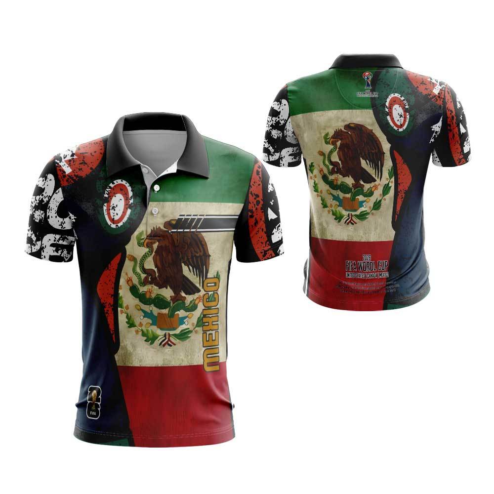 Jersey Pildun 2026 Kaos Polo Pria Lengan Pendek / Jersey Sepak Bola Piala Dunia 2026 Fullprint