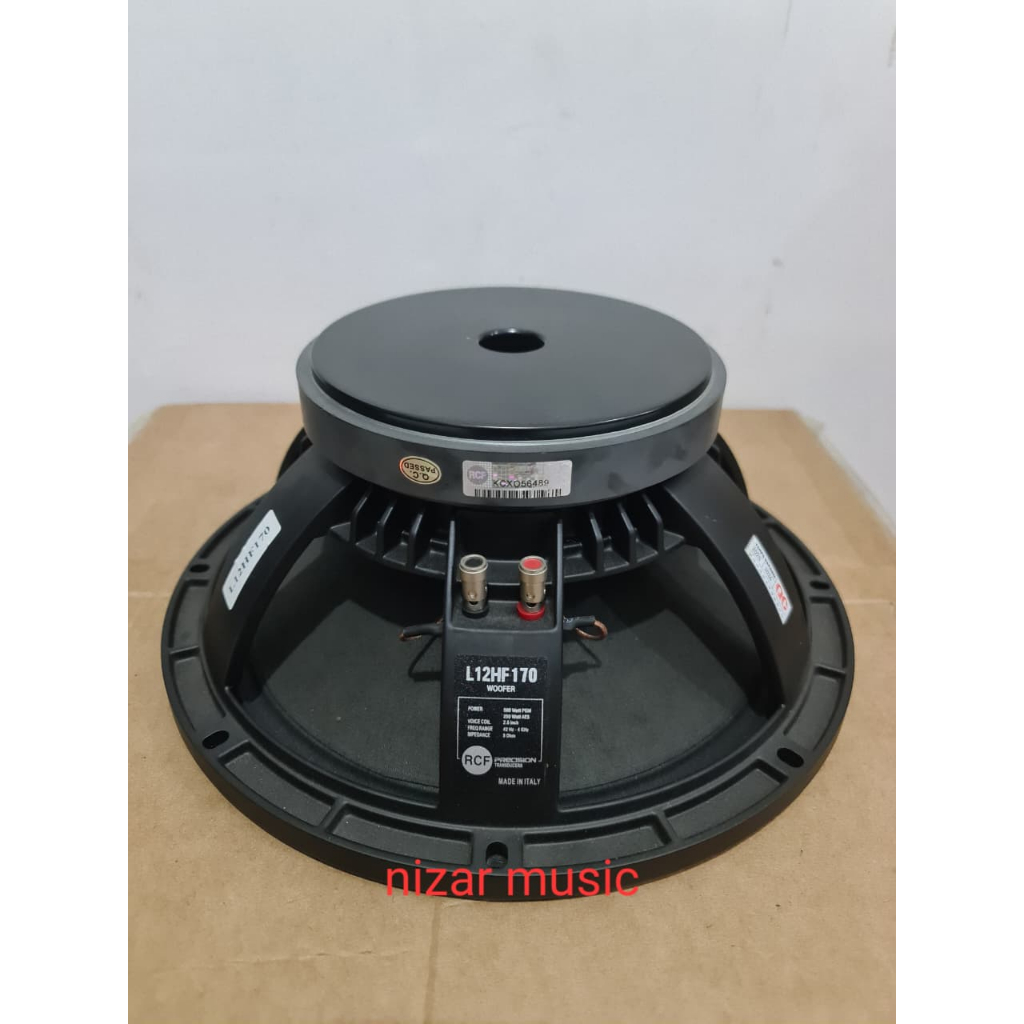 Komponen Spaker RCF L12HF170 /Speaker RCF L12HF170 12 Inch / L12HF170