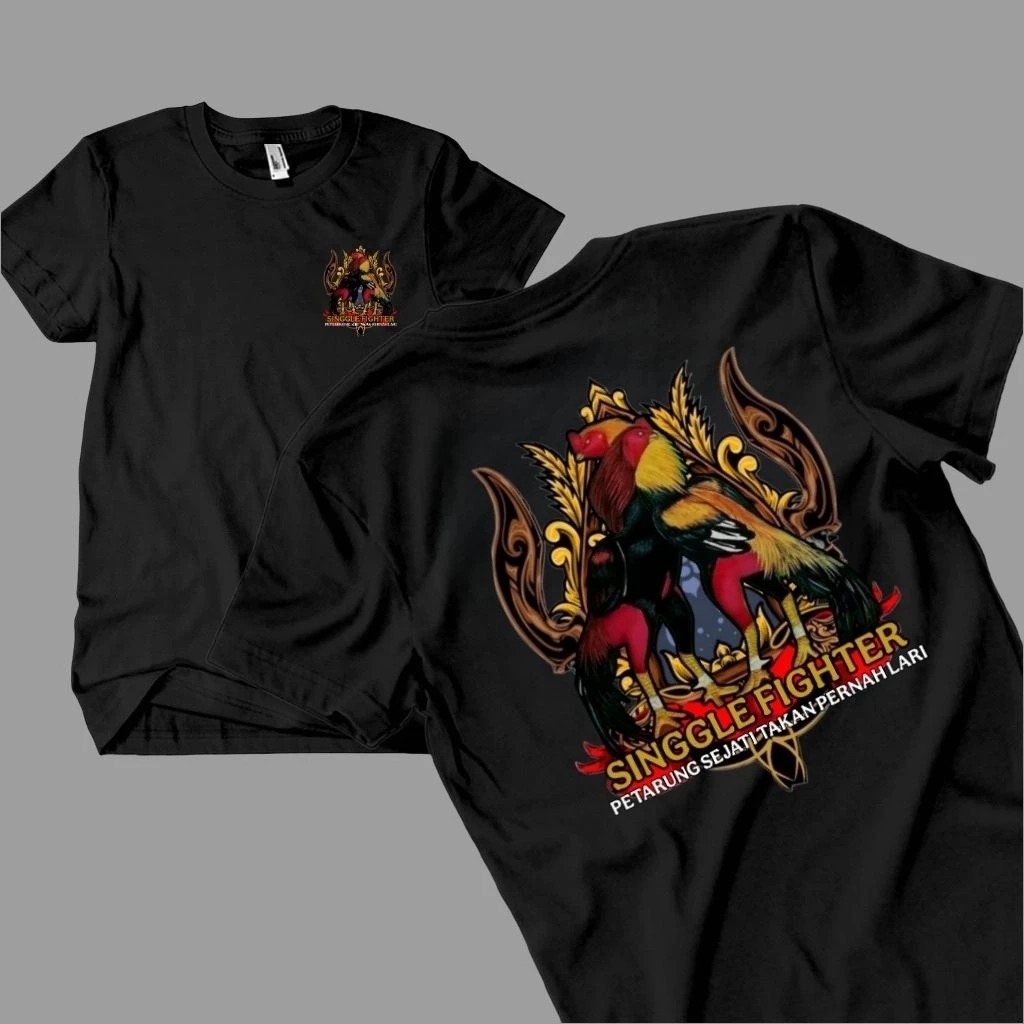 KAOS AYAM BANGKOK SINGGLE FIGHTER KAOS DISTRO AYAM BANGKOK SINGGLE FIGHTER PRIA WANITA